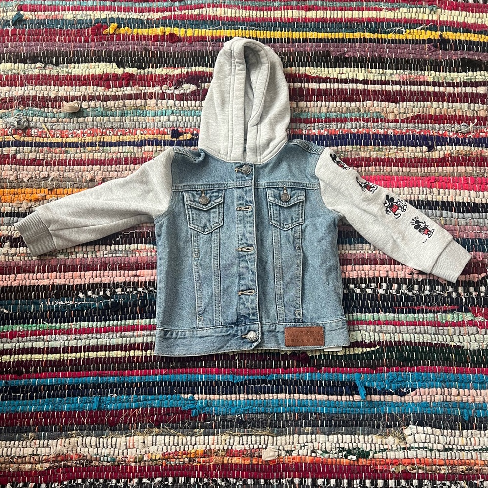 Disney Jean Jacket with Mickey detailing